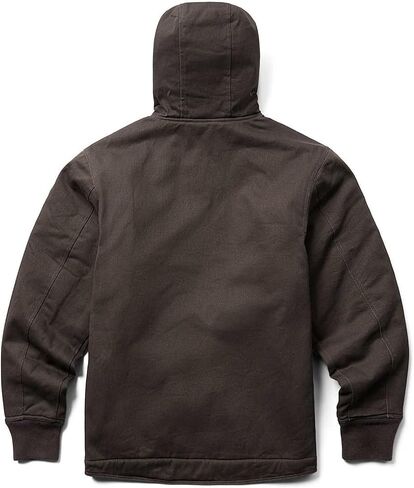 WOLVERINE Men's Upland Sherpa Lined Hooded Jacket, Black in Saudi Arabia