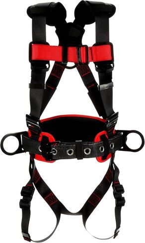 3M Protecta Construction Style Positioning Harness 1161305, Black, Medium/Large, 1 Ea/Case in Saudi Arabia