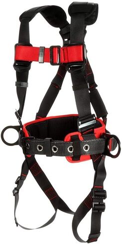 3M Protecta Construction Style Positioning Harness 1161305, Black, Medium/Large, 1 Ea/Case in Saudi Arabia