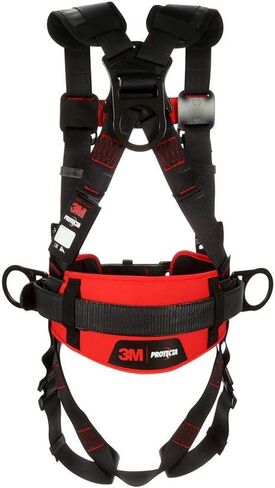 3M Protecta Construction Style Positioning Harness 1161305, Black, Medium/Large, 1 Ea/Case in Saudi Arabia