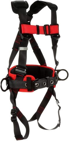 3M Protecta Construction Style Positioning Harness 1161305, Black, Medium/Large, 1 Ea/Case in Saudi Arabia