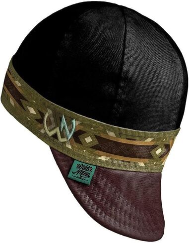 Welder Nation 8 Panel Welding Cap, 100% Cotton, Duck Canvas Exterior, Protective, Durable Men’s Hats with No Unicorn Peak for Welding, Heavy-Duty Jobs - Premium, Comfortable Welder Hat - 10 oz, 7 5/8 in Saudi Arabia