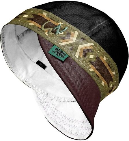Welder Nation 8 Panel Welding Cap, 100% Cotton, Duck Canvas Exterior, Protective, Durable Men’s Hats with No Unicorn Peak for Welding, Heavy-Duty Jobs - Premium, Comfortable Welder Hat - 10 oz, 7 5/8 in Saudi Arabia