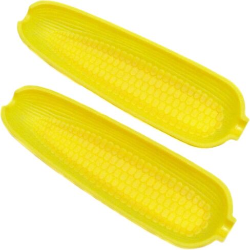 Chef Craft Select Plastic Corn Cob Dishes, 9.5 inches in length 2 piece set, Yellow in Saudi Arabia