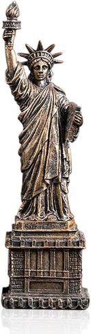 تمثال الحرية من ليبيندور مقاس 13 بوصة في الولايات المتحدة الأمريكية، منحوتة جزيرة الحرية في مدينة نيويورك، هدايا تمثال شخصية قابلة للجمع - بني الحرية in Kuwait