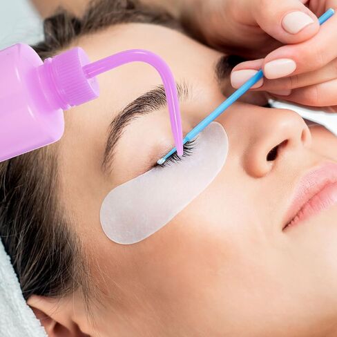 Baluue 6pcs Tattoo Wash Bottle, 250ml Plastic Squeeze Bottle Safety Lab Squeeze Bottle, Water Bottle with Narrow Mouth for Eyelash Extensions, Rinse Bottle Watering Tools in Saudi Arabia
