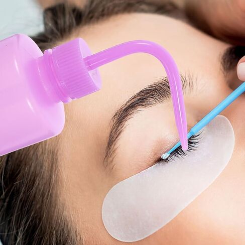 Baluue 6pcs Tattoo Wash Bottle, 250ml Plastic Squeeze Bottle Safety Lab Squeeze Bottle, Water Bottle with Narrow Mouth for Eyelash Extensions, Rinse Bottle Watering Tools in Saudi Arabia