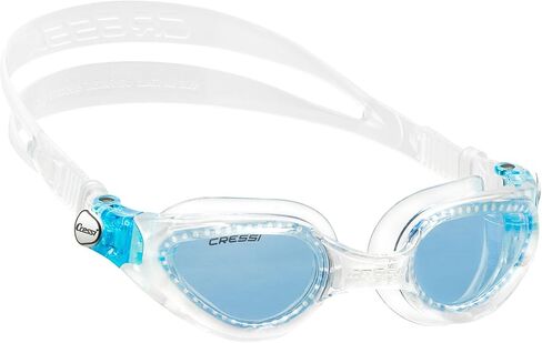 Cressi Adult Swimming Goggles with Curved Lenses for Wide Vision - Right made in Italy in Saudi Arabia