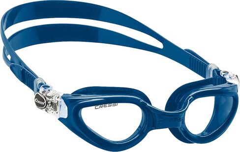 Cressi Adult Swimming Goggles with Curved Lenses for Wide Vision - Right made in Italy in Saudi Arabia