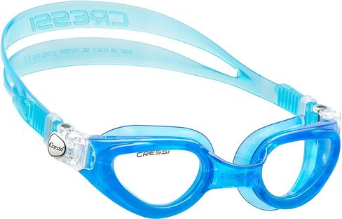 Cressi Adult Swimming Goggles with Curved Lenses for Wide Vision - Right made in Italy in Saudi Arabia