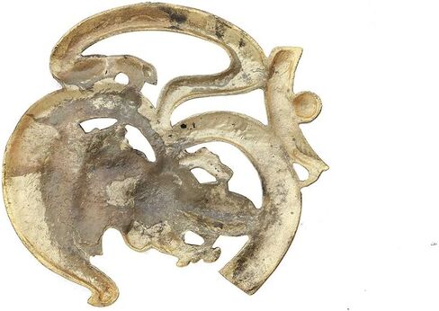 Om Ganpati Metal Wall Door Hanging with Antique Finish Art Sculpture Home Decor/ Decoration/Gift for Home/Interior Handcrafted/Décor/Wall Decoration/ Indian Traditional Gift (Size:-12 Inches) in Saudi Arabia