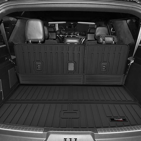 لـ 2018-2024 Ford Expedition Max/Lincoln Navigator L Cargo Liners Trunk Mat TPE المطاط حماية حصيرة الملحقات (بطانة البضائع (تناسب فقط MAX أو L)) in Kuwait