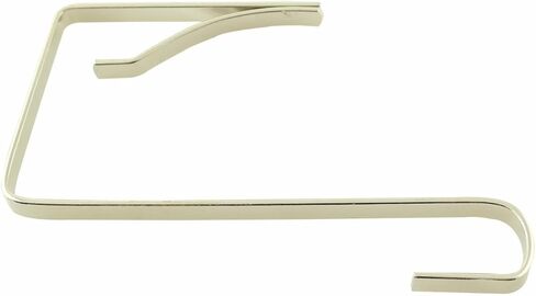 6 قطع من خطافات الأبواب المعدنية 5 ملم مع مشبك زنبركي للباب الخلفي للتخزين وحقيبة التعليق وإكسسوارات الخطافات المسطحة وخطافات باب واحد لتعليق الملابس وربطات العنق والمظلات والمحافظ والأحزمة والأوشحة والقبعات in Kuwait