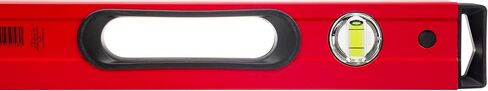 PRO800 Spirit Level 48-inch(120cm) Red Spirit Level Tool with Anti Shock Absorber and ERS+ Easy Reading System - Durable Leveler with Ergonomic Profile in Saudi Arabia