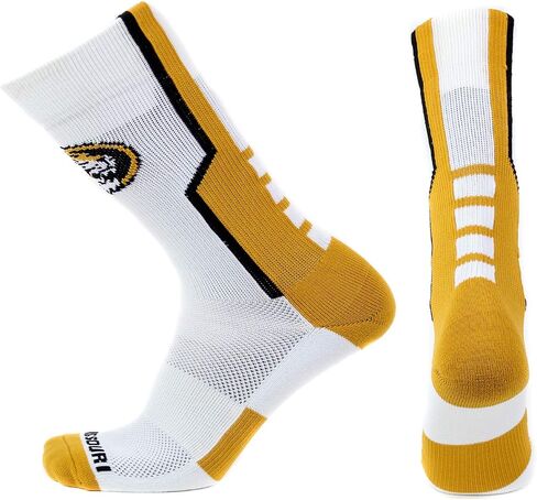NCAA Missouri Tigers Sport Socks, White, One Size in Saudi Arabia
