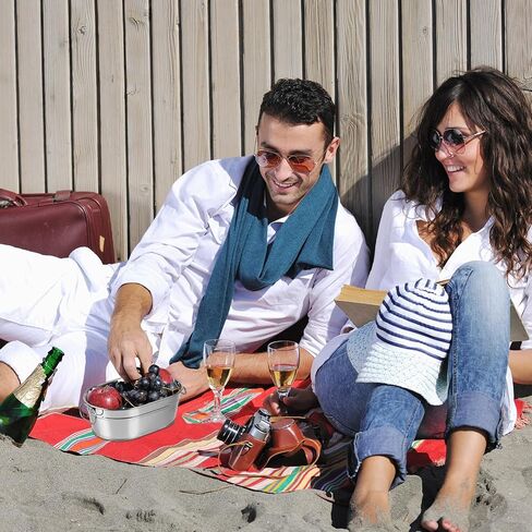 Alipis Stainless Steel Oval Ice Bucket,Beverage Tub Metal Drink Bucket Drink Chiller Buckets for Cocktail Bar Parties Outdoor (Silver) in Saudi Arabia