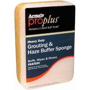 Sanded Grouting with Haze Buffer