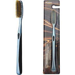 Huge Head Toothbrush Soft Toothbrush Large Long Head Whitening Teeth (Blue 1 PCS)