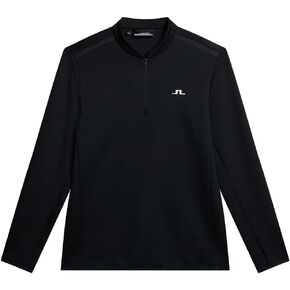 2024 J.Lindeberg Tech Bridge سترة جولف متوسطة الطبقة سوداء متوسطة in Kuwait