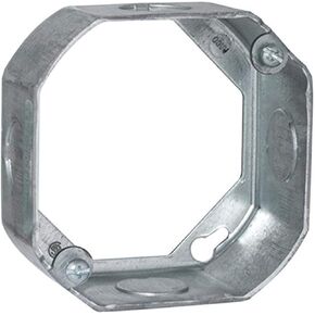 RACO 128 4-Inch Octagon Extension Ring, 1-1/2-Inch Deep, Steel