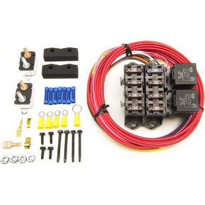 Painless Performance 70117 Cirkit Boss Auxiliary Fuse Block, 7 Ignition-Hot Circuits