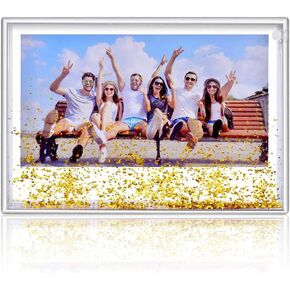 إطار صورة لامع، إطارات صور أكريليك سائلة لطيفة لهدايا الأزواج وأصدقاء العائلة، يمكن تركيبها للصورة مقاس 4 × 6 بوصة (10 × 15 سم) in Kuwait