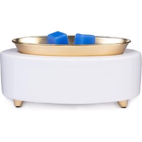 ScentSationals Wide Wax Warmers, Scented Wax Cube Melter, Electric Fragrance and Oil Burner, Wickless Candle Air Freshener, Indoor Home Décor, Narrow House Decoration Paloma