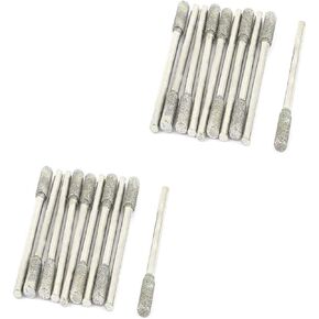 4.5mm Cylinder Head Mounted Points Grinding Bit 20 Pcs