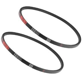 2pcs A-813Li/A32 Drive V-Belt - [13mm Width x 8mm Height] A-Section Rubber Drive Belt Wrapped for Transmission Use, 813mm Inside Circumference