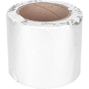 Super Waterproof Tape, 10x500cm Aluminium Foil Waterproof Strong Adhesive Tape for Leak Repair Aluminum Foil Tape, Permanent Leak Proof Patch (Plaid Aluminium Foil)