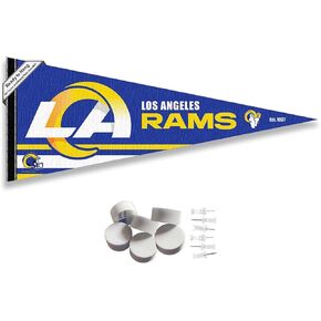 Los Angeles Rams Pennant Banner and Wall Tack Pads