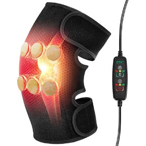 UTK Far Infrared Heating Pads for Knee Pain Relief, Heated Knee Brace Wrap with 6 Jade Stones & 3 Heat Settings & Auto Shut Off, Knee Heating Pad for Knee Pain & Stress Relief
