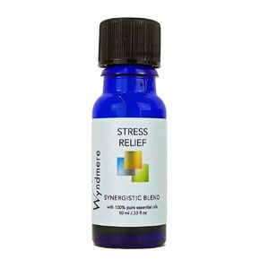 Wyndmere Stress Relief Essential Oil Blend - 100% Pure Therapeutic Quality for Aromatherapy - Soothing, Balancing, & Calming Naturals - 10ml