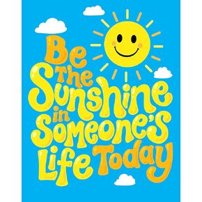 HoneyKICK Motivational Kids Wall Art Poster - Uplifting Décor for Classroom, Children's Bedroom, Playroom, 11 x 14 Unframed Cardstock Paper