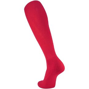 Twin City Team Sock Solid Adult Size 9-12 Scarlet