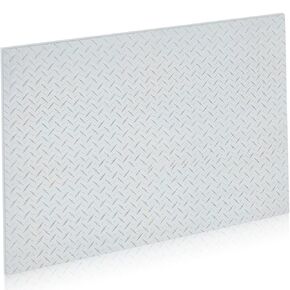 Tandefio 36 x 24 x 0.063 Inches Aluminum Diamond Plate Sheet Metal Aluminum Sheet Flat Metal Sheets Tread Diamond Plate Panel for Cutting Processing (2 Pcs)
