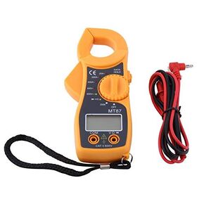 Hilitand LCD Clamp Multimeter, MT87 AC 20A-400A Digital Volt Tester AC/DC 450V/6000V Voltage Detector Ammeter Ohmmeter with English Manual Multimetro