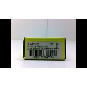 Bussmann 25 AMP TIME DELAY FUSE BUSS LP-CC-25 (10 PACK)