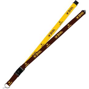 Rico Industries NCAA Western Michigan Broncos Team Color 18" x 1" Premium Unisex-Adult Safety Breakaway Lanyard