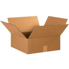 BOX USA Shipping Boxes Flat 15"L x 15"W x 6"H, 25-Pack | Corrugated Cardboard Box for Packing, Moving and Storage