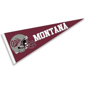 College Flags & Banners Co. Montana Griz Football Helmet Pennant