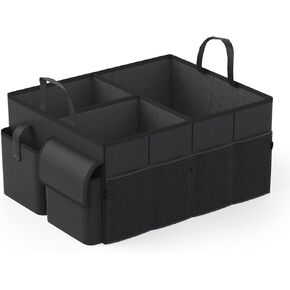 Car Trunk Organizer, Collapsible Trunk Organizer Sturdy Trunk Storage Organizers Foldable Car Trunk Organizer Waterproof for SUV Auto Truck Van