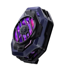 Phone Cooler, Black Shark FunCooler 4 Pro Phone Cooling Fan RGB Ligh, App, Smart Cooling Modes for Gaming & Video Streaming & Car Driving 27W Cellphone Radiator for 2.59-3.46IN iPhone&Android Phones