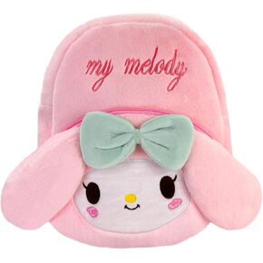 Cute Plush Backpacks, Aesthetic Accessories Backpack for Women, Adult, Kawaii Cartoon Backpack for Birthday, Christmas, New Year (Pink-Large)