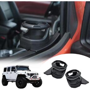 حاملات أكواب الباب لملحقات Jeep Wrangler JL/Gladiator JT 2018-2024 للسائق/الجانب الأيسر على النافذة in Kuwait
