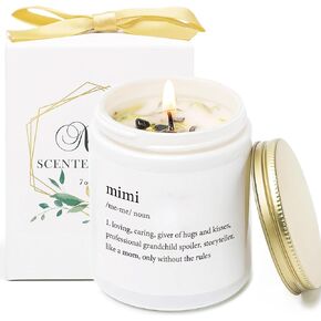 Grandparent's Day Gifts for Grammy, Grammy Scented Candles, Grandma Birthday Gifts Idea from Grandkids, Thanksgiving & Christmas Gifts,Vanilla & Lavender Scented Candles