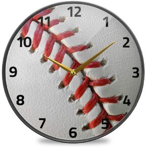 ALAZA Starry Night Sky Van Gogh Wall Clock Battery Operated Silent Non Ticking Clocks for Living Room Decor 12 Inch / 9.5 Inch