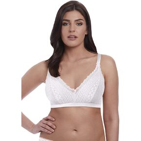 Freya Women's Daisy Lace Wireless Bralette, Blush, XL