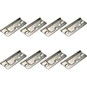 LC LICTOP Non-Mortise Door Hinges 3 Inches Nickel Butterfly Door Hinges 8pcs