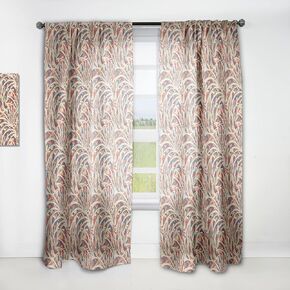 DesignQ Blackout Curtains 'Paisley Floral Pattern' Curtains For Bedroom, Curtains For Living Room, Curtains & Drapes - Thermal Insulated -Single Panel -52x84